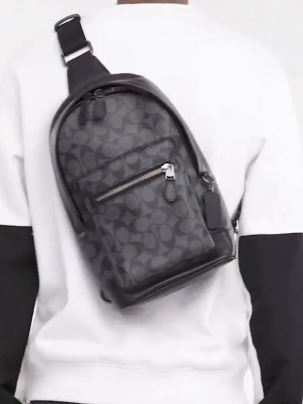 Coach Men's West Pack in Signature Canvas